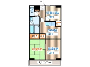 サンビレッジの物件間取画像